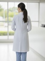 Jaleco Gabardine Gola de Padre com Zíper Feminino - Imagem 3
